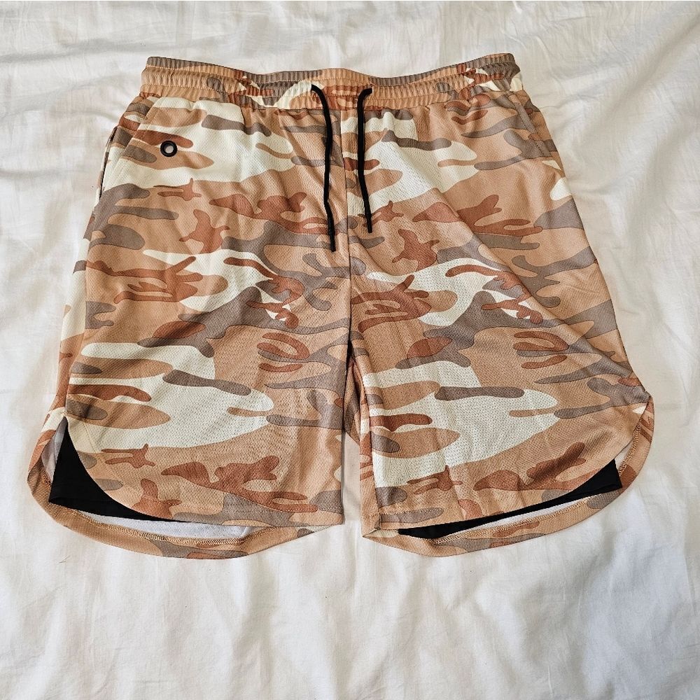 Flyevea Athletic Shorts Mens Camo